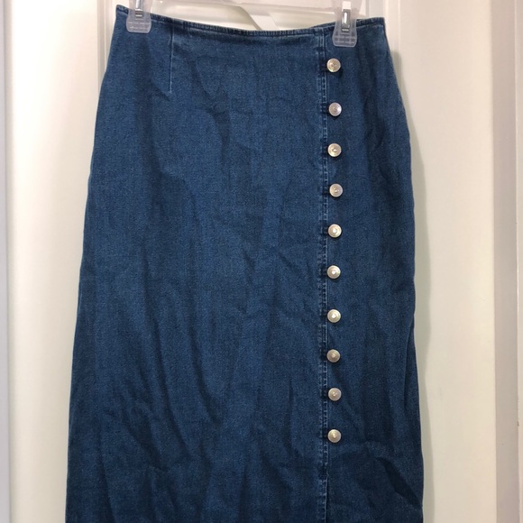 Vintage jean skirt - Picture 1 of 6
